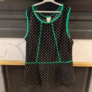 Anthropologie peplum top